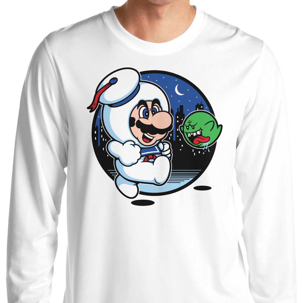 Long Sleeve T-Shirt - Super Marshmallow Bros. Inspired by Mikehandyart