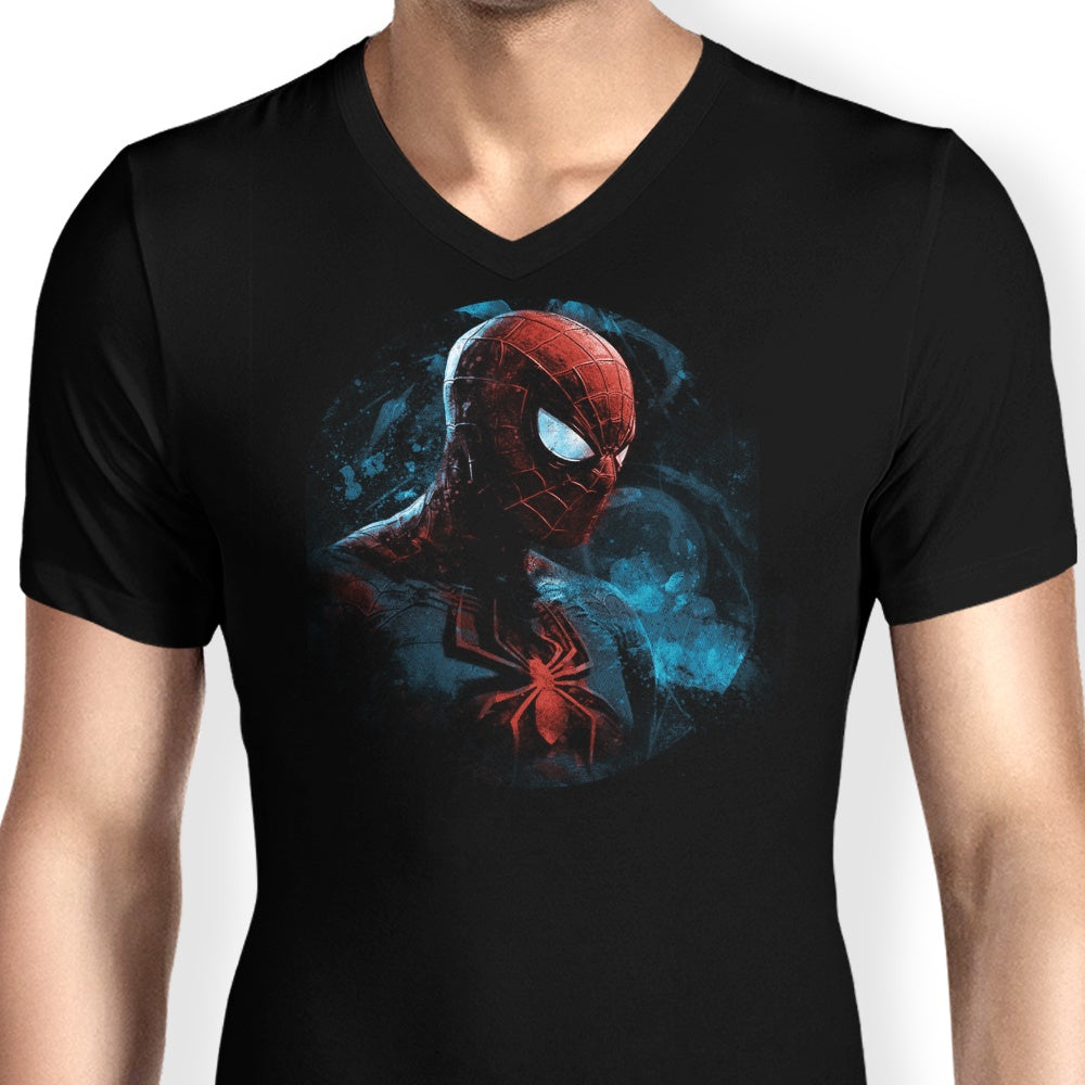 Kharmazero Men's Stylish V-Neck T-Shirt - The Webmaster Edition