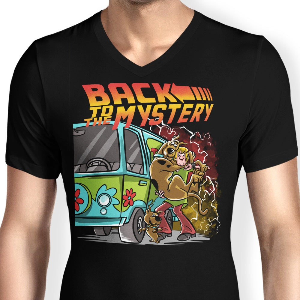 Men's V-Neck T-Shirt - Back to the Enigma