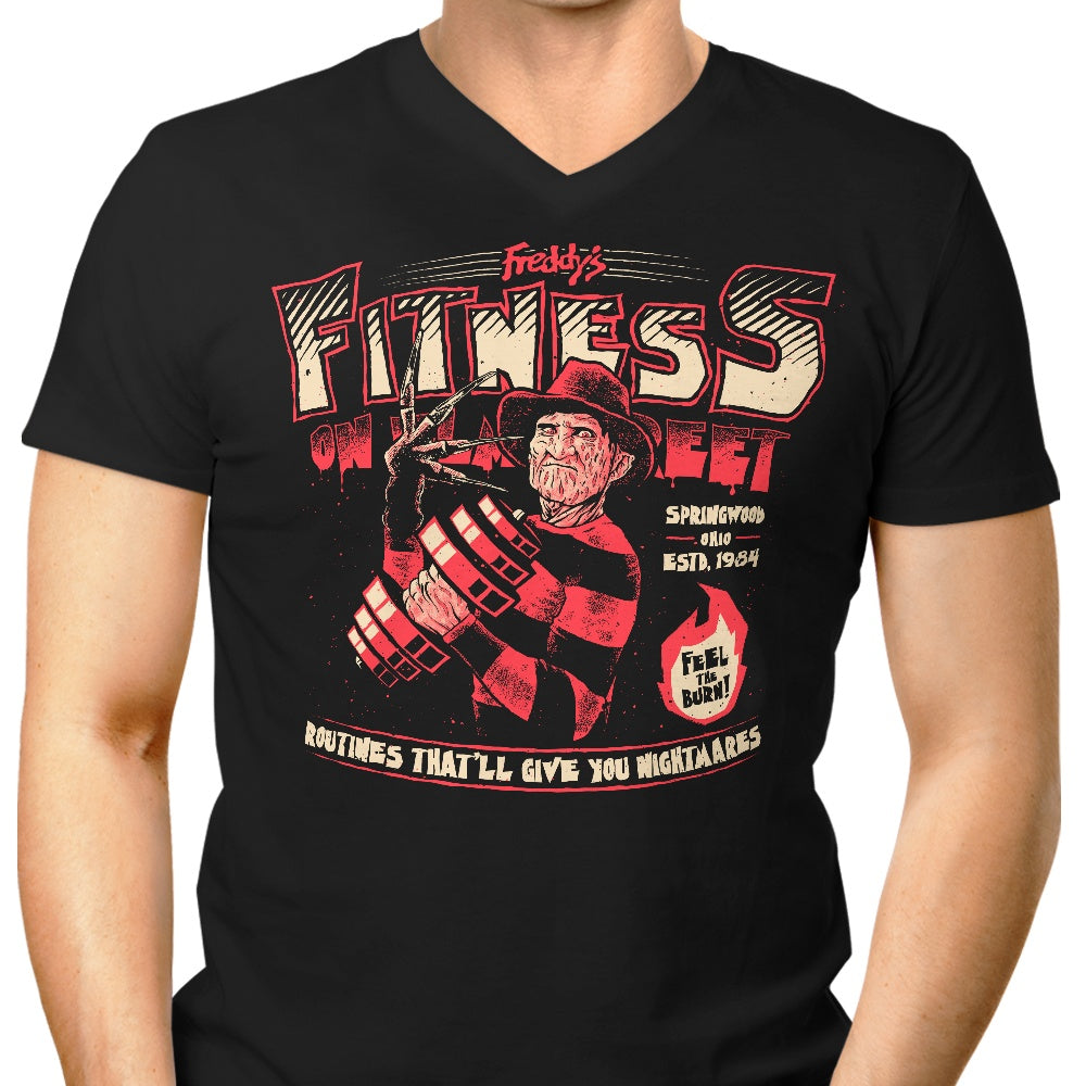 Men's V-Neck Fitness T-Shirt from Freddy's