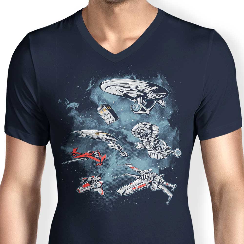 Men's Ultimate V-Neck Space Fleet T-Shirt