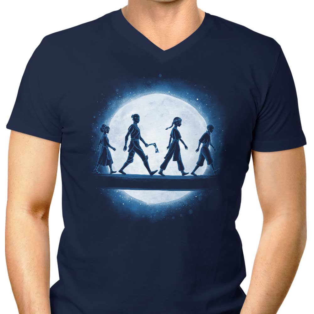 Teesgeex Men's Stylish V-Neck Night Benders Shirts