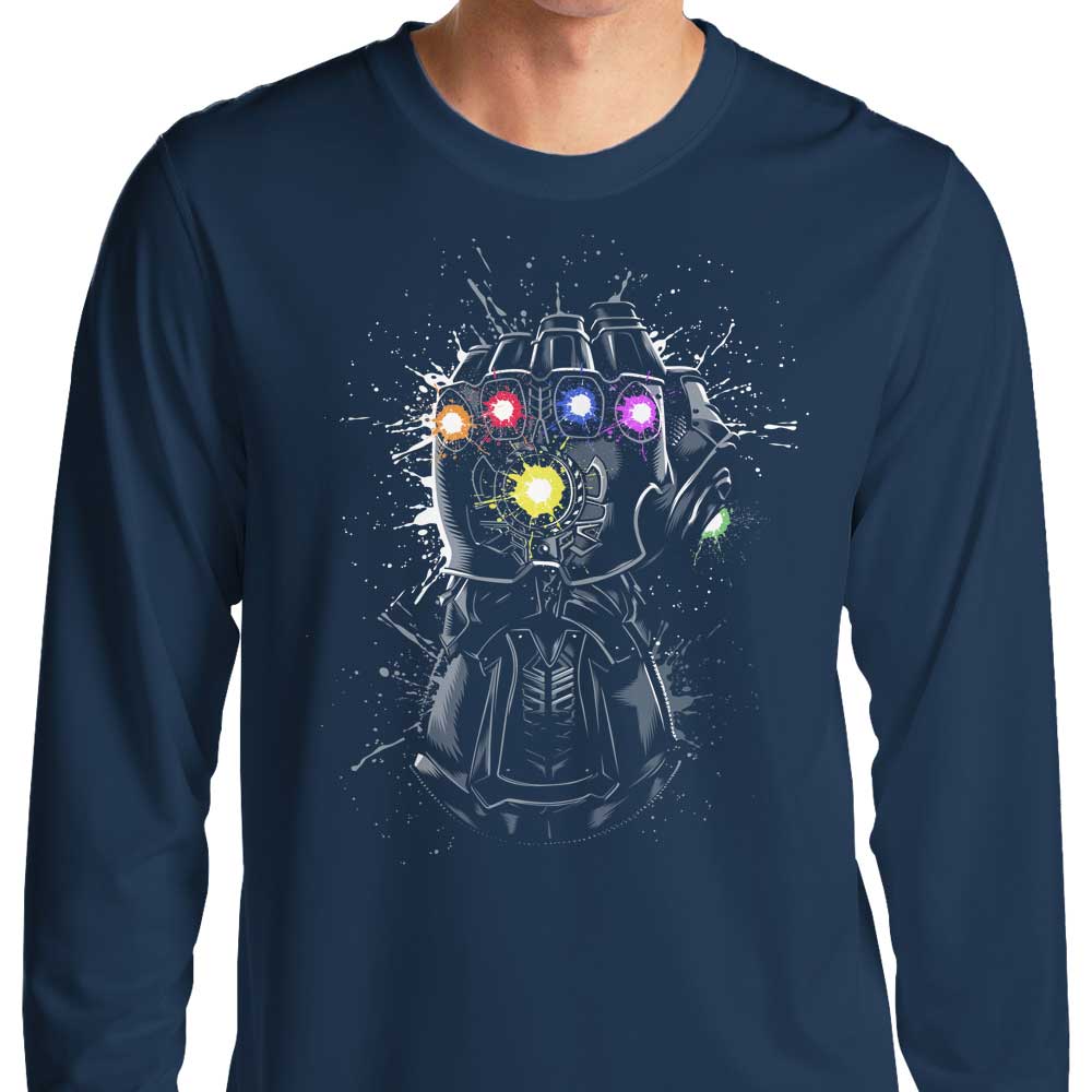 AlbertoCubatas Inked Gauntlet Long - Sleeve Crewneck T - Shirt in S to 4XL Sizes