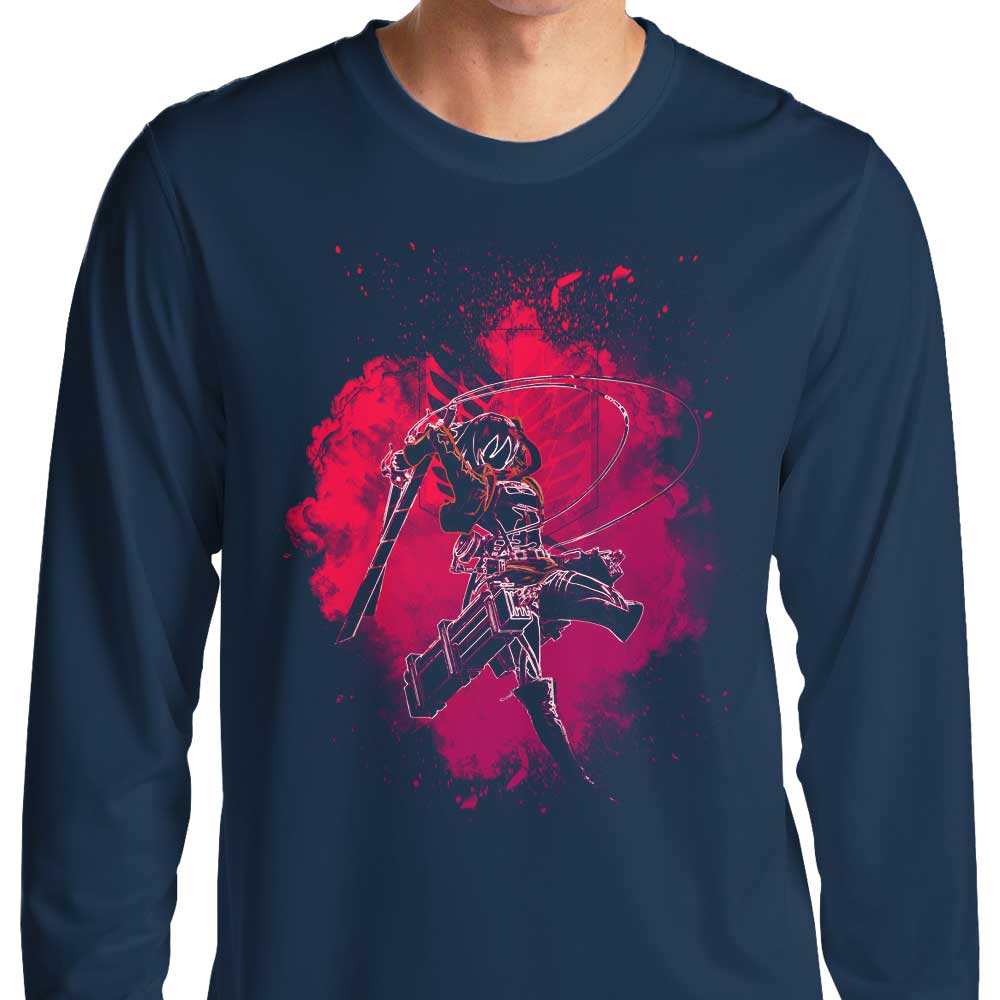 Donnie Illustrations - Ackerman Clan Soul Long Sleeve Comfort T-Shirt