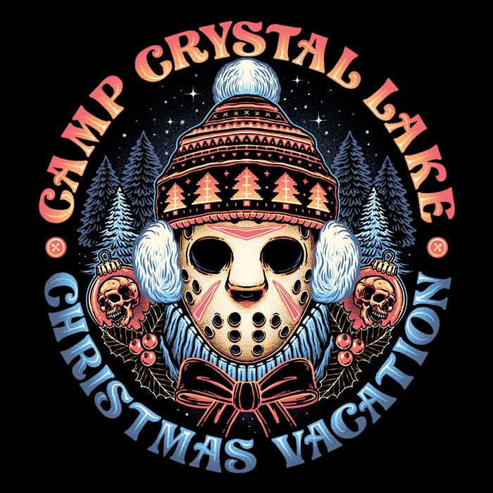 Momma Gorilla's Camp Christmas-themed Men's V-Neck Shirt