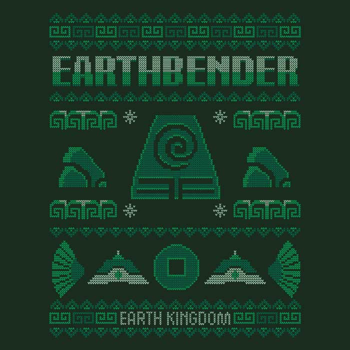 Long Sleeve Earth Kingdom Crewneck Sweater T-Shirt