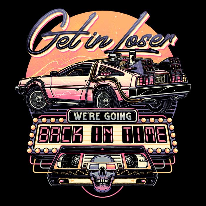 Men's Retro V-Neck - A Trip Back in Time