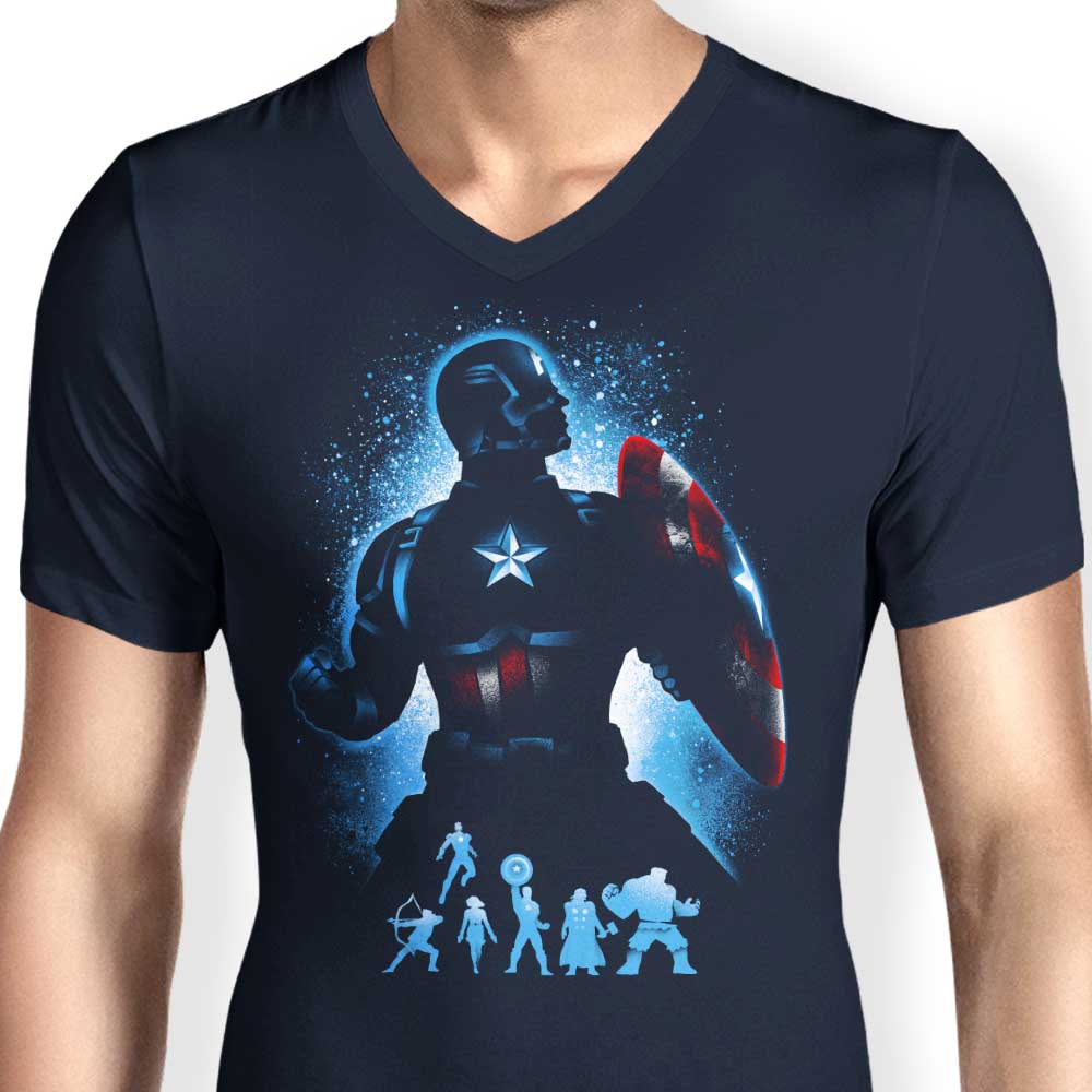 A Timeless Man's V-Neck T-Shirt - The Man Out of Time