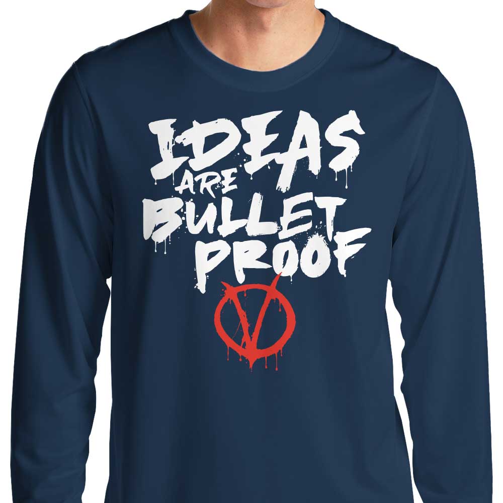 Teesgeex's Durable Long Sleeve Bullet - Resistant T - Shirt