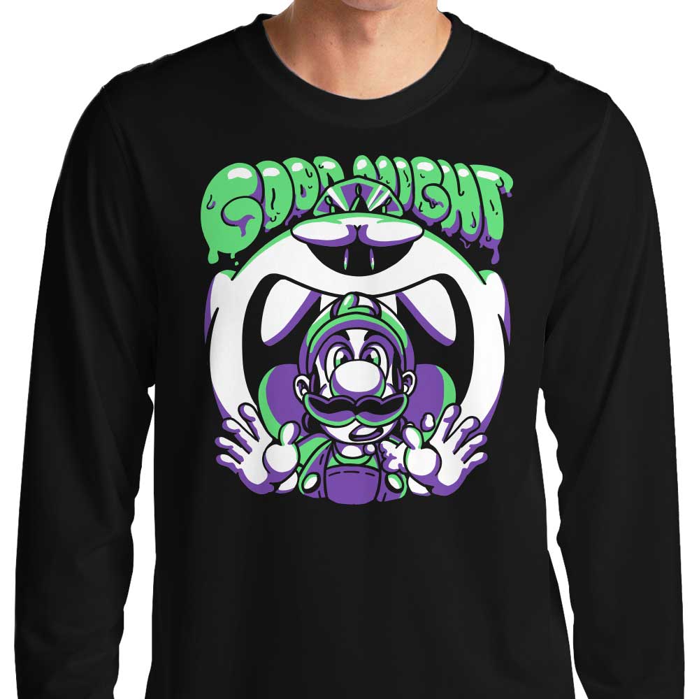Fitas Artwork Mansion Night Long Sleeve Crewneck T - Shirt for All Sizes