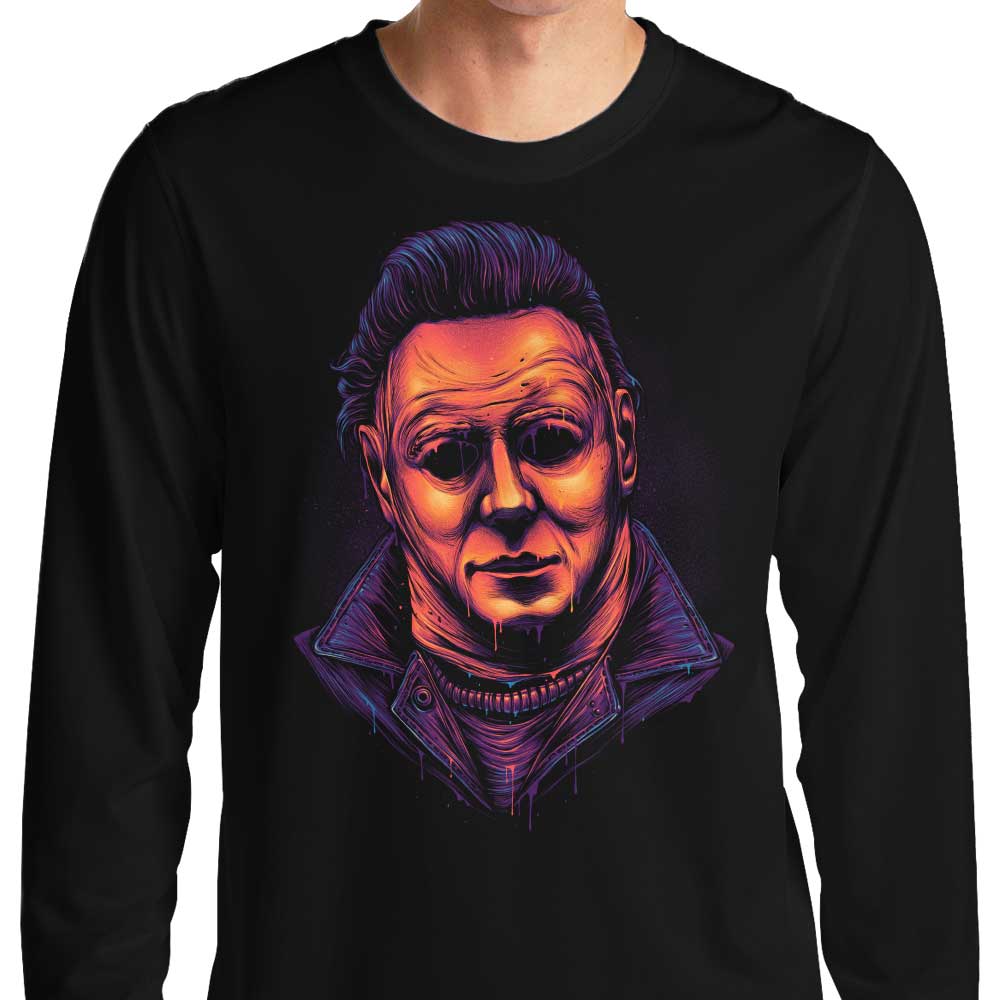 Long Sleeve Glowing Slasher Graphic T-Shirt