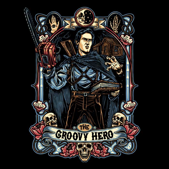 The Cool and Trendy Groovy Hero Long - Sleeve Men's/Women's T - Shirt