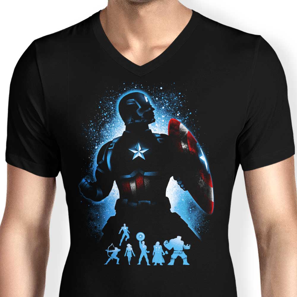 A Timeless Man's V-Neck T-Shirt - The Man Out of Time