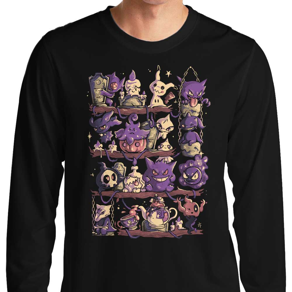 Long Sleeve Ghost Shelf T-Shirt for Fashion Enthusiasts