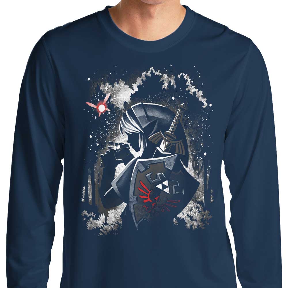 Long Sleeve 'Dark Ocarina' T-Shirt by Alemaglia