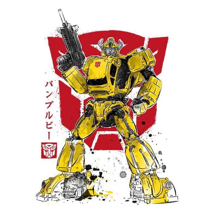 Dr. Monekers' Bumble Sumi-e Design Long Sleeve Casual T-Shirt