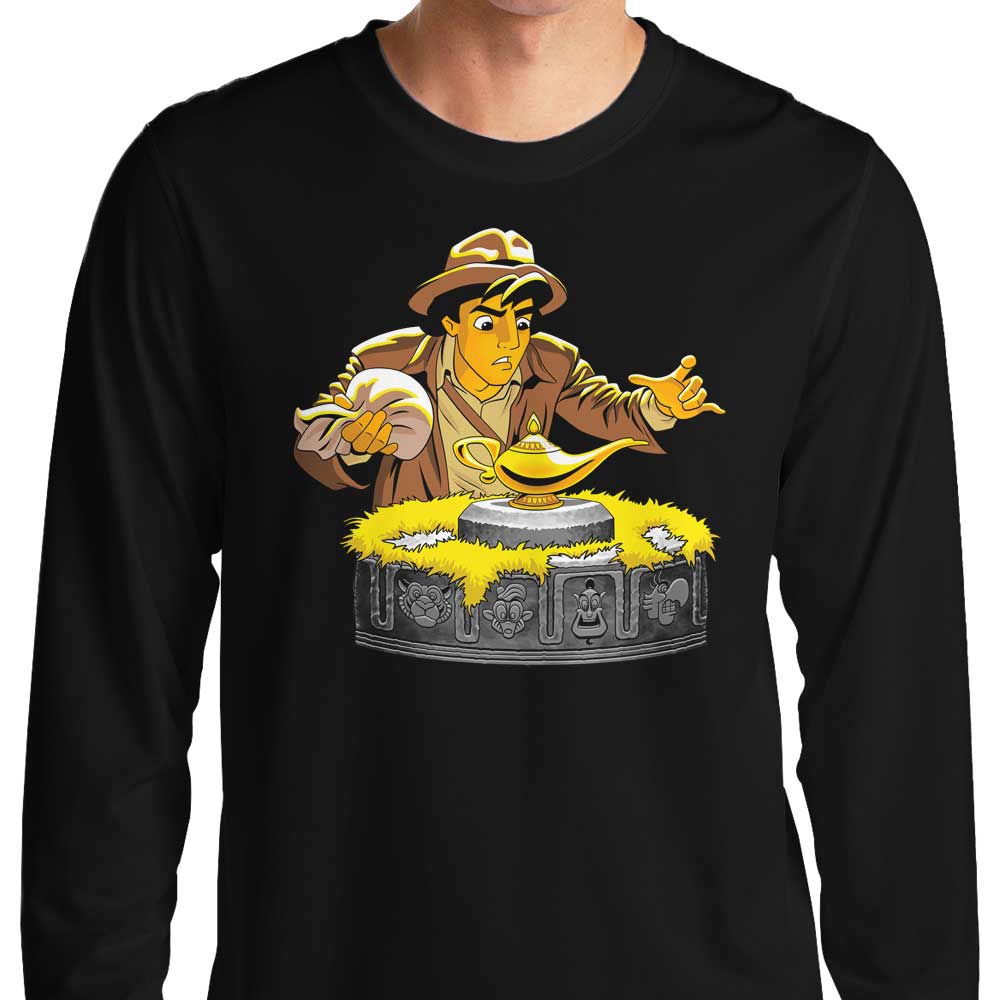 Adventurous Raiders of the Lost Lamp Long Sleeve Crewneck T-Shirt