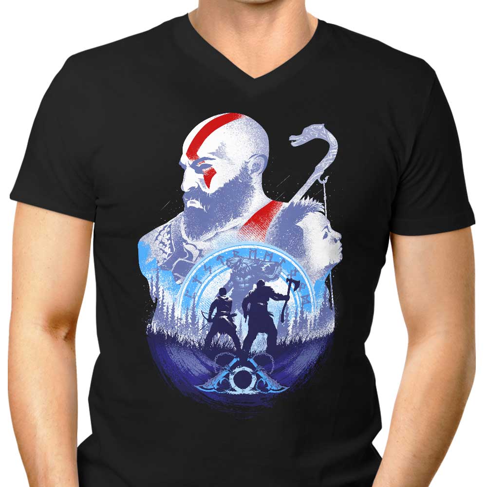 Men's V-Neck: Father - Son Adventures Collection