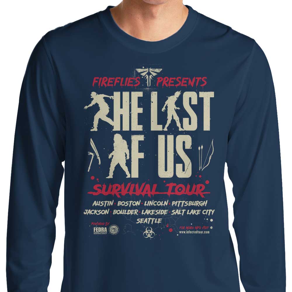 Infected Tour - Comfortable Long Sleeve Crewneck T-Shirt