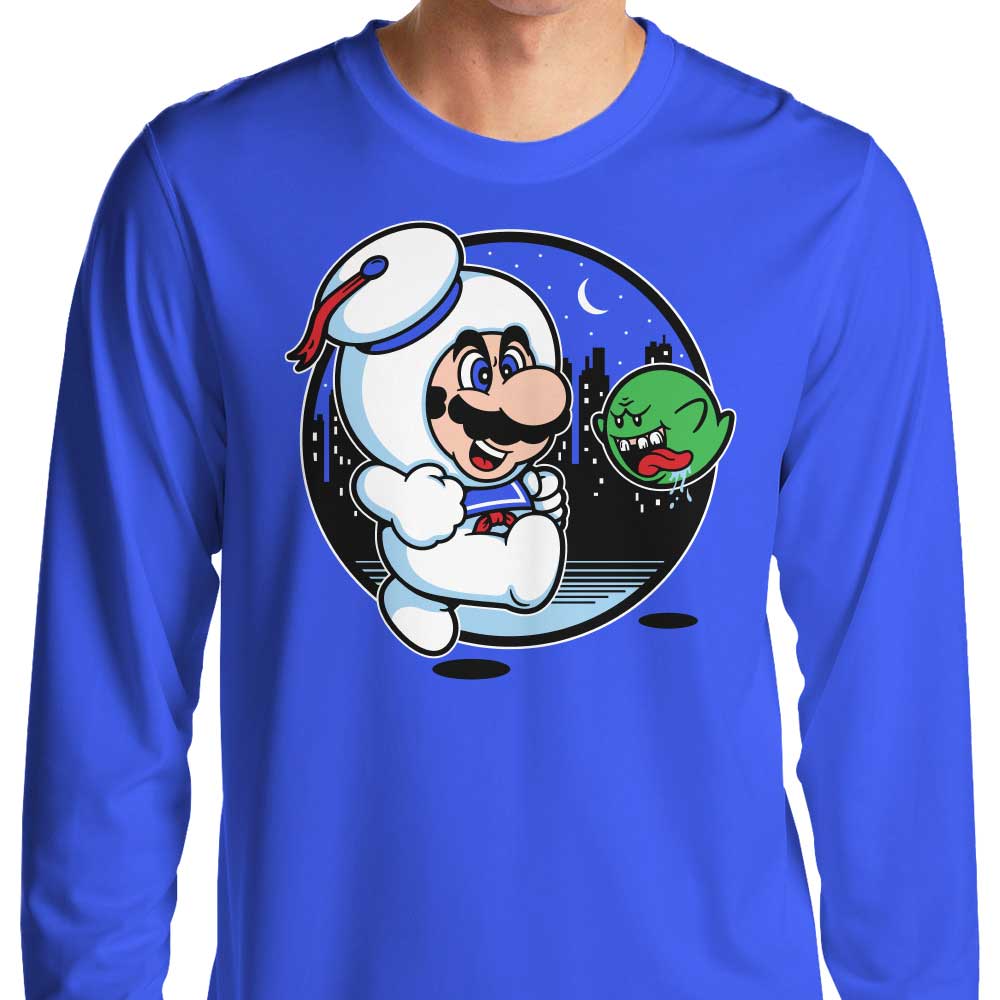 Long Sleeve T-Shirt - Super Marshmallow Bros. Inspired by Mikehandyart