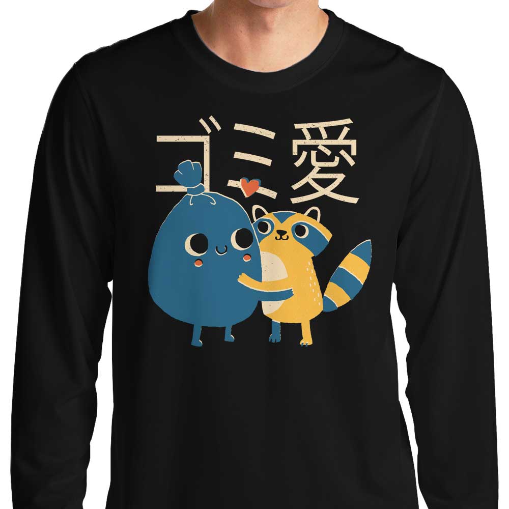 DinoMike's Trash Love Long Sleeve Crewneck T - Shirt for All Sizes