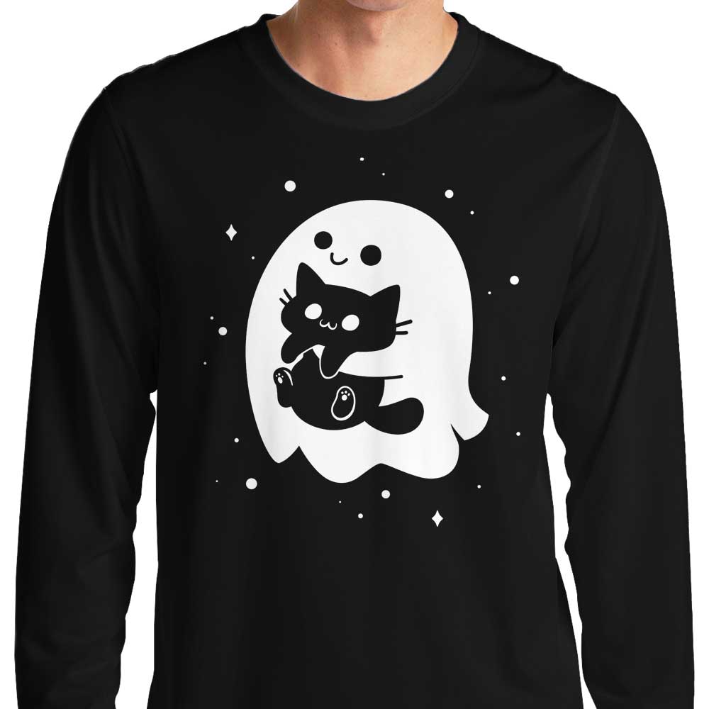 Spooky Long Sleeve Cat Snatcher T-Shirt from Snouleaf
