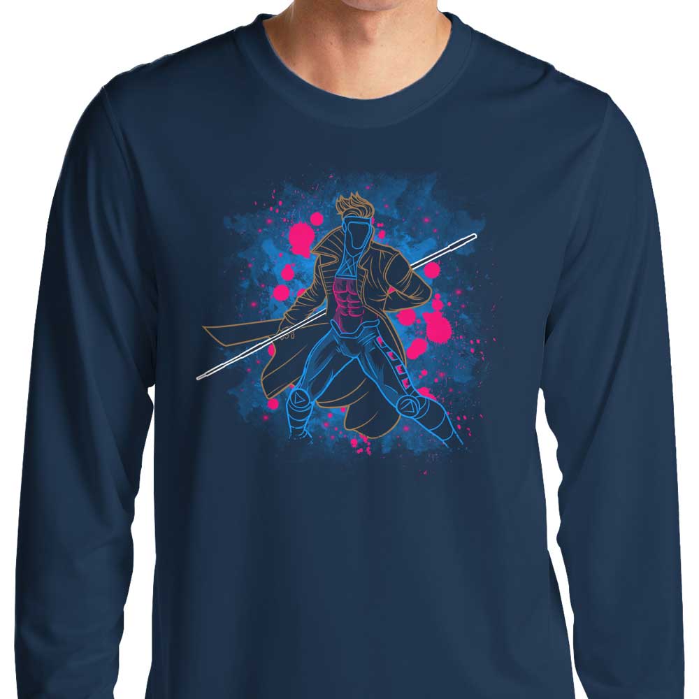 Soulkr's Inked Cajun Long - Sleeve Crewneck T - Shirt in S - 4XL Sizes