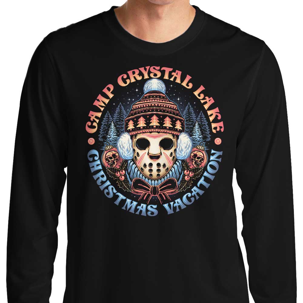 Momma Gorilla's Camp Christmas-themed Long Sleeve T-Shirt for the Festive Season