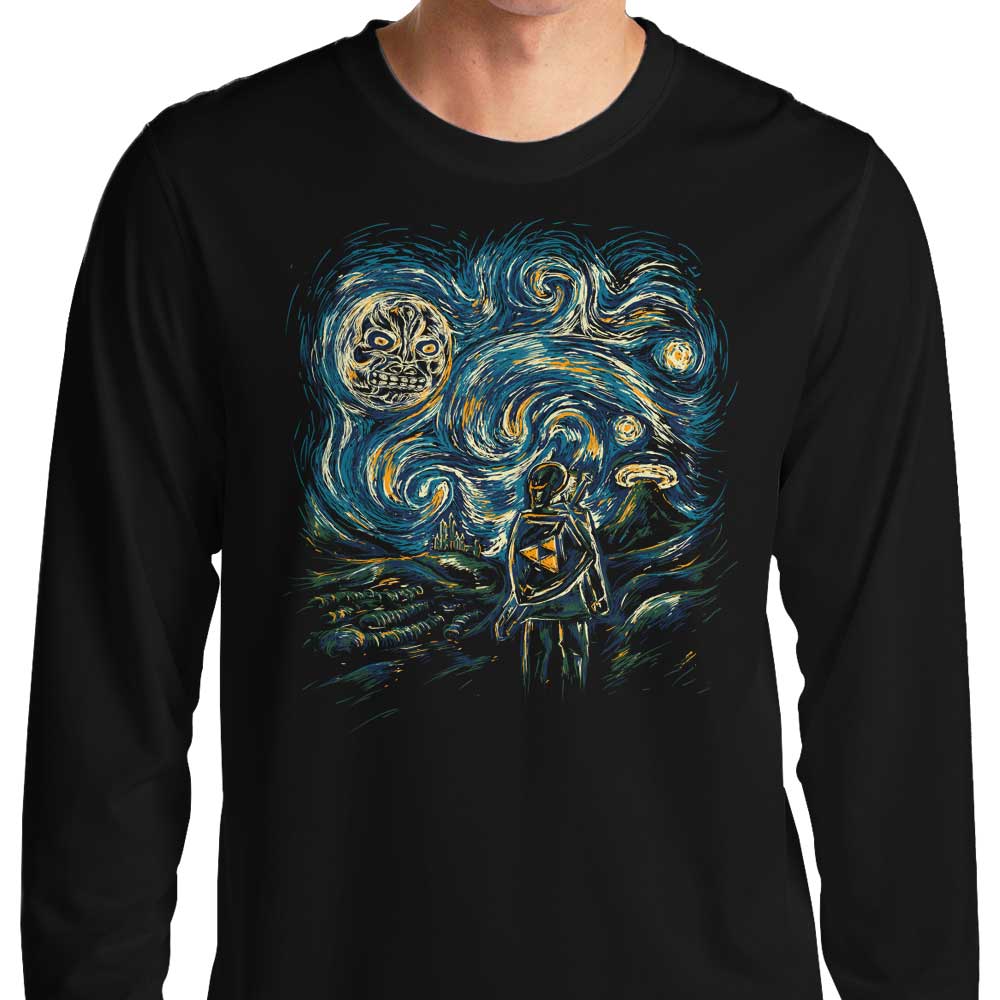 Hylian Night - Stylish Long Sleeve Men's and Women's T-Shirt for All Occasions
