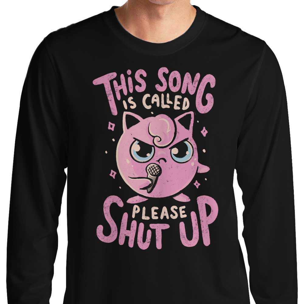 Arigatees 'Hush Up' Long Sleeve T - Shirt for Trendy Wear