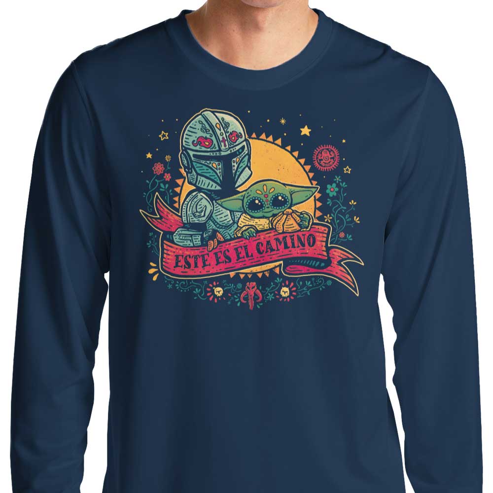 Teesgeex 'Estes Es El Camino' Long Sleeve Comfortable T-Shirt