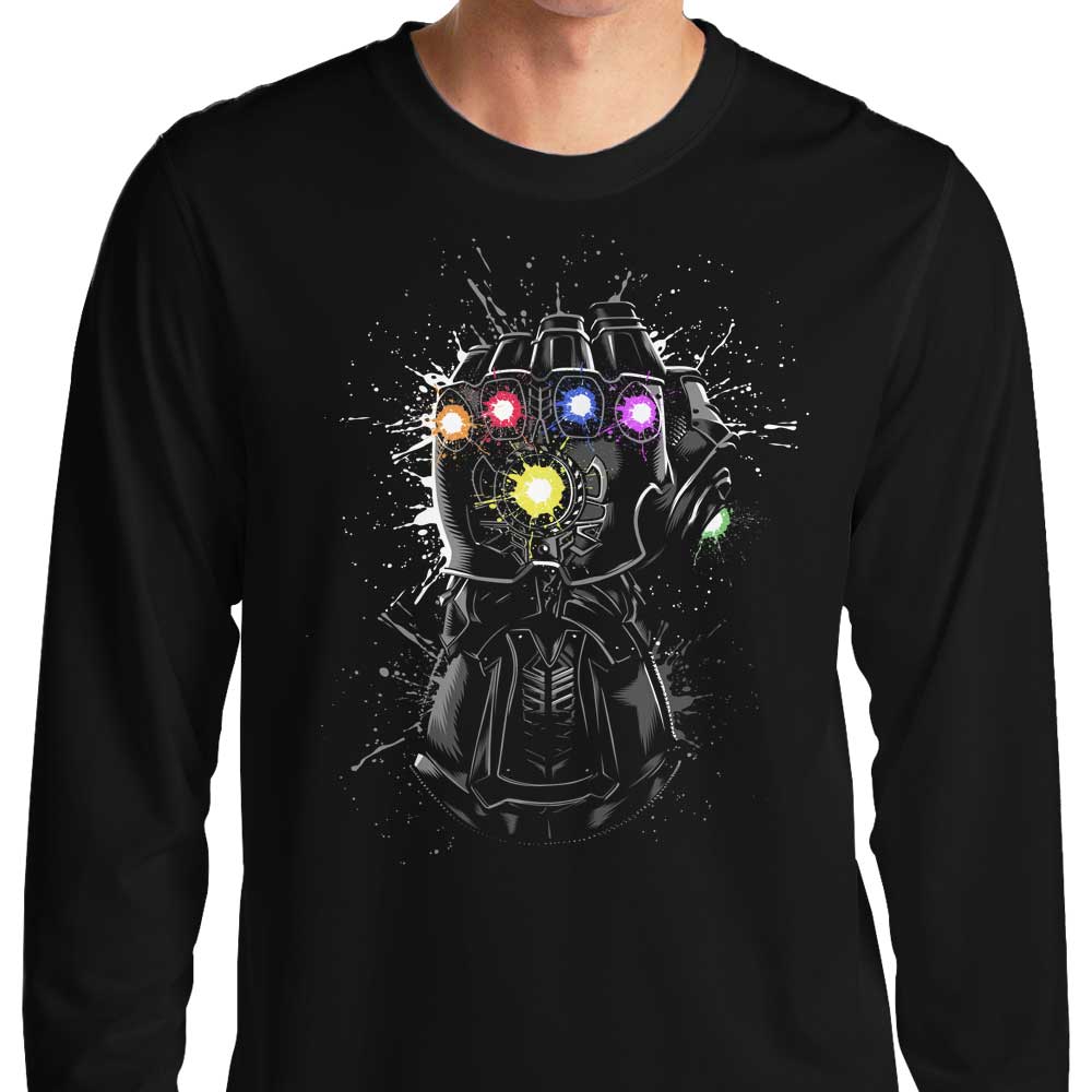 AlbertoCubatas Inked Gauntlet Long - Sleeve Crewneck T - Shirt in S to 4XL Sizes