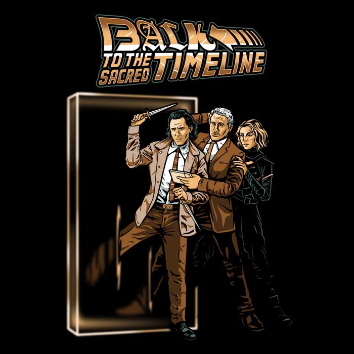 Men's Stylish V-Neck T-Shirt Inspired by 'To the Sacred Timeline'