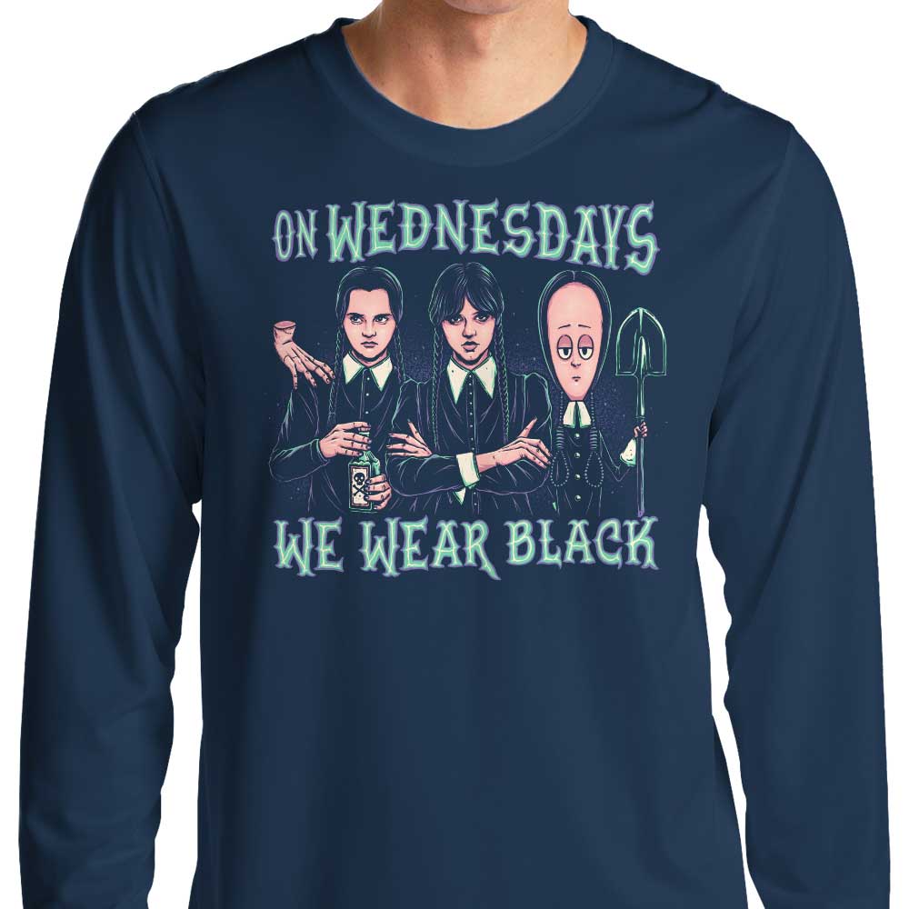 Wednesday Club Men's and Women's Long Sleeve T-Shirt Casual Wear
