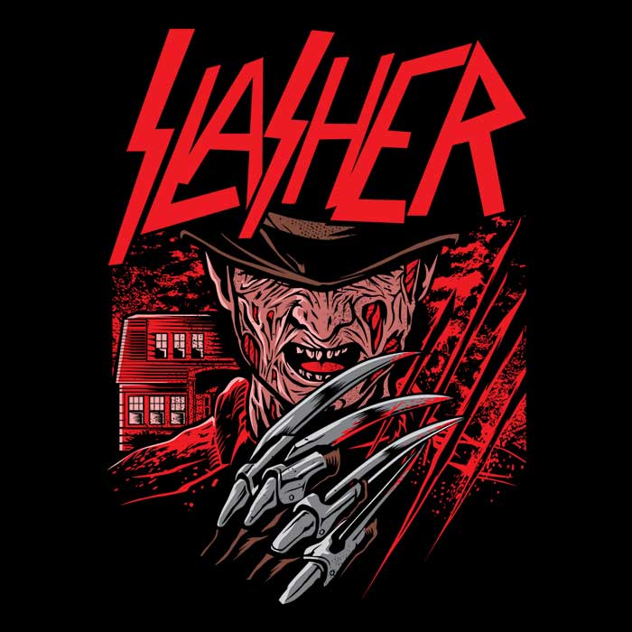 Men's Stylish V-Neck - The Nightmare Slasher Apparel