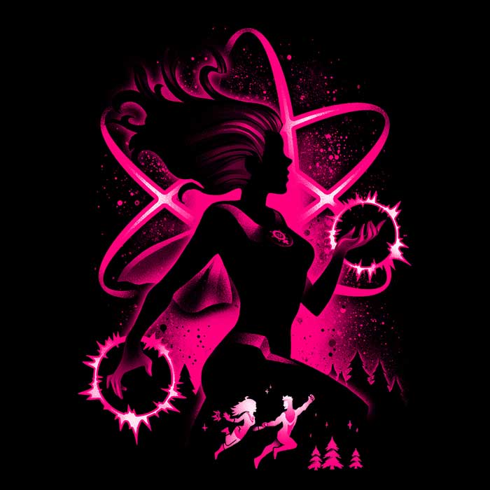 Alemaglia's Atom Girl Long Sleeve Comfortable T - Shirt in S to 4XL Sizes