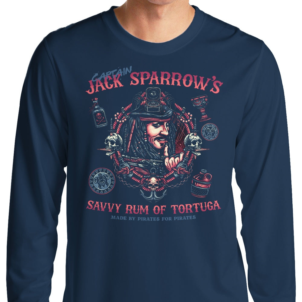Stylish Savvy Rum Branded Long Sleeve Men's T-Shirt