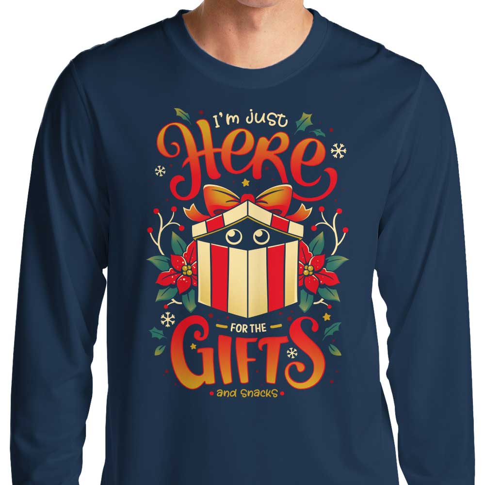 Stylish Long Sleeve Sneaky Christmas Thief T-Shirt