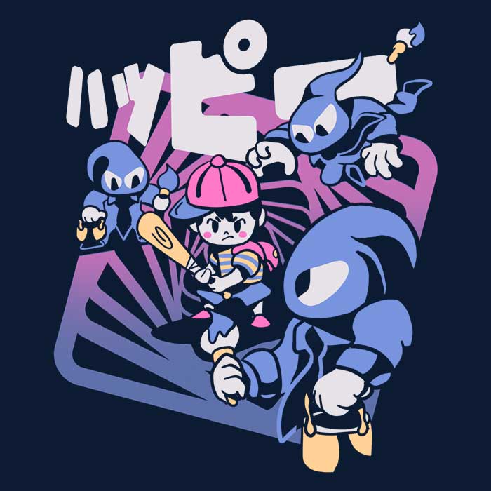 Sketchdemao's Happy Attack Comfortable Long Sleeve T - Shirt