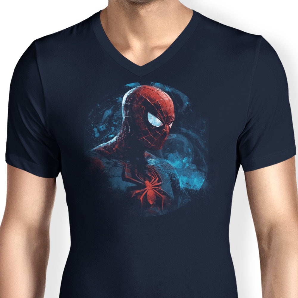Kharmazero Men's Stylish V-Neck T-Shirt - The Webmaster Edition