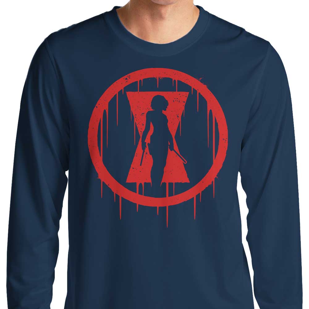 Alundrart Design Widow Long Sleeve Comfortable T-Shirt