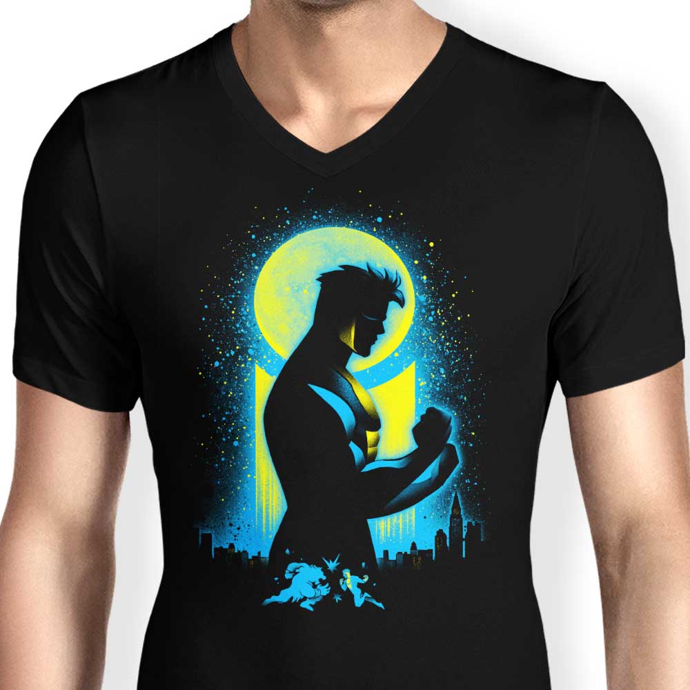 Alemaglia's Unbeatable Men's V-Neck Shirt