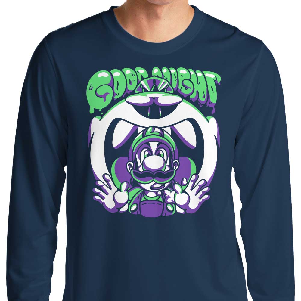 Fitas Artwork Mansion Night Long Sleeve Crewneck T - Shirt for All Sizes