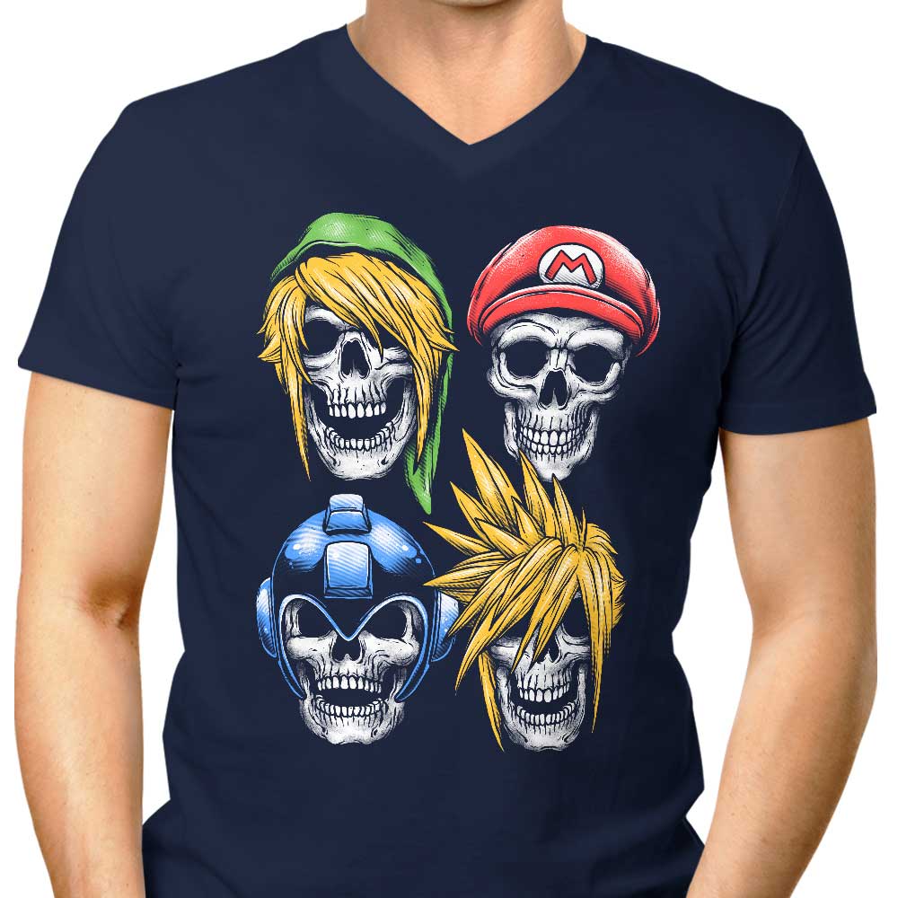 Unstoppable Gaming Spirit - Men's Stylish V-Neck T-Shirt
