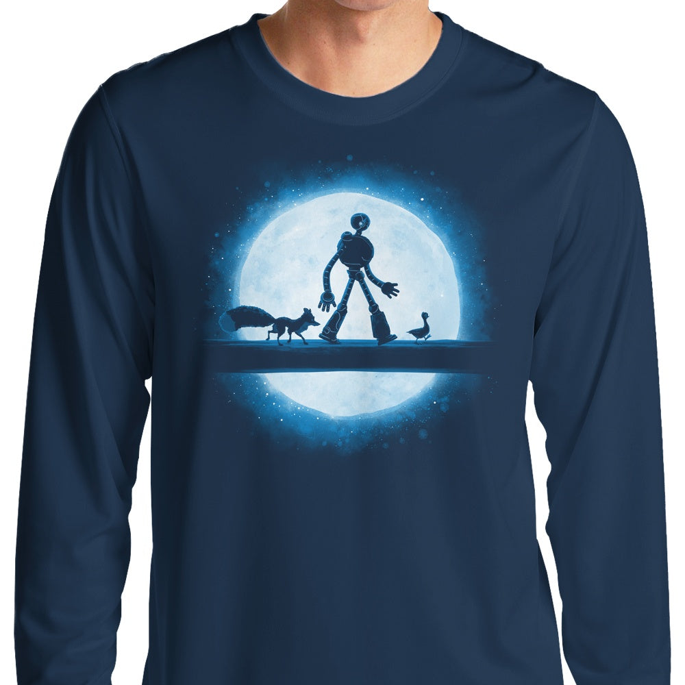 Stylish Hakuna Robot Long - Sleeve T - Shirt by Teesgeex