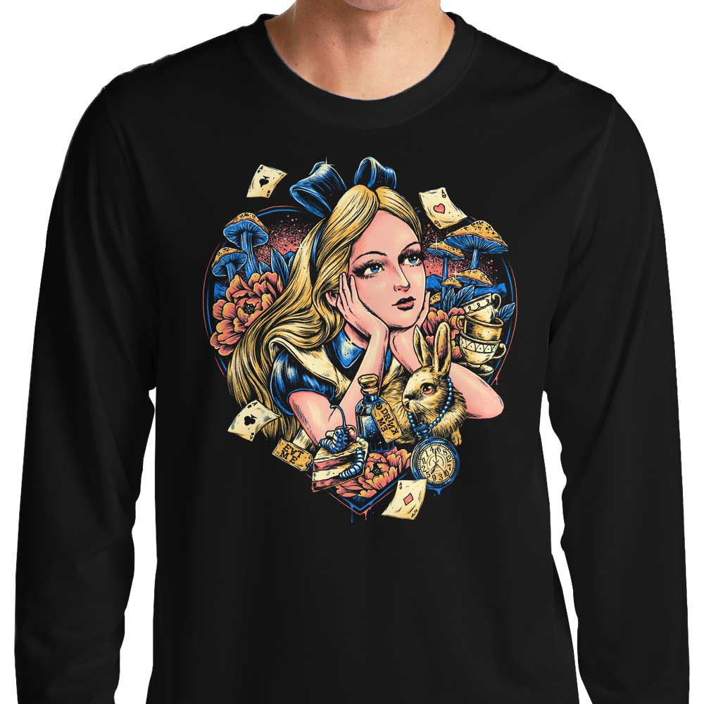 Intriguing Heart - Men's and Women's Long Sleeve Crewneck T-Shirt
