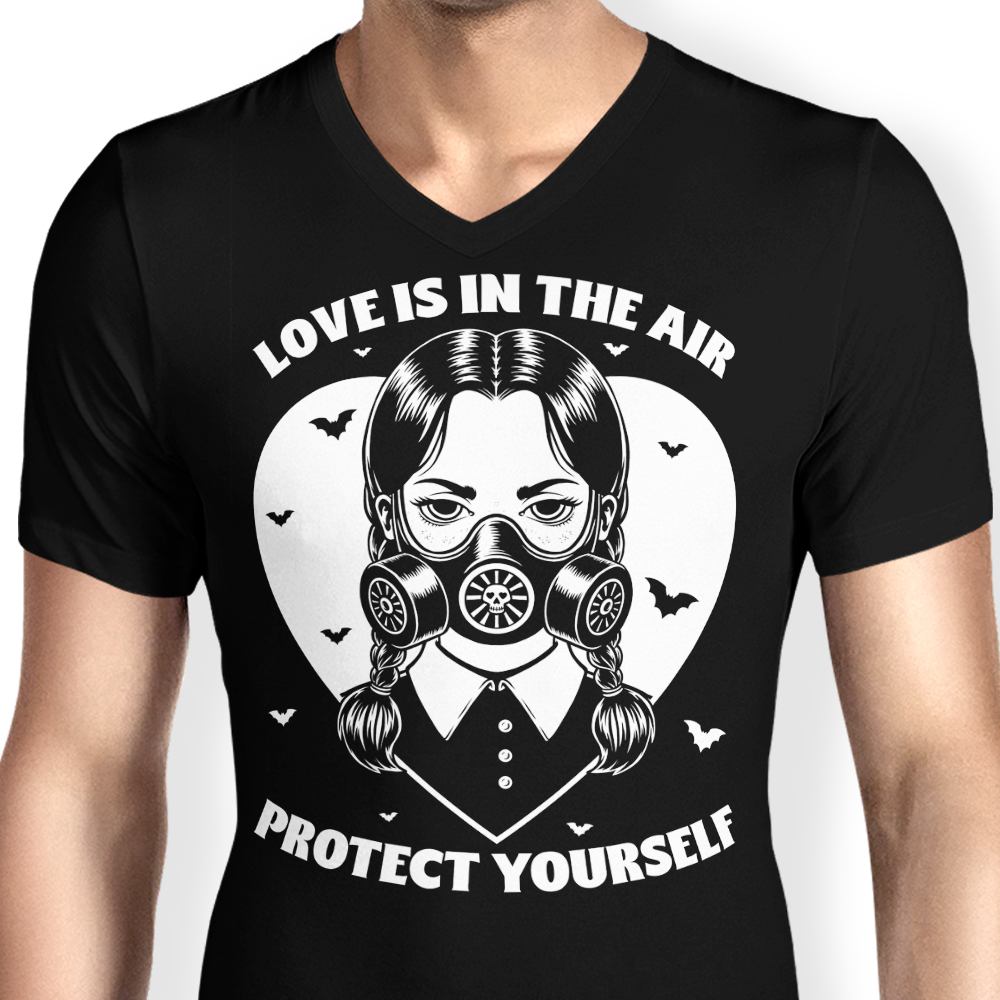 Men's Protective V-Neck for Self-Defense