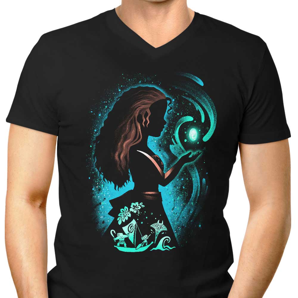 Alemaglia's Men's Stylish V-Neck - The Ocean's Choice