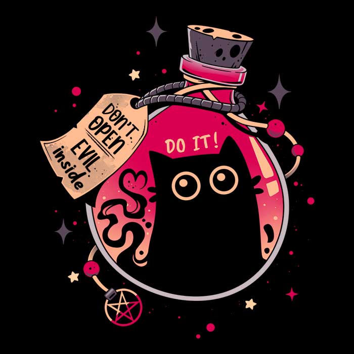 Men's V-Neck Bottled Menace T-Shirt