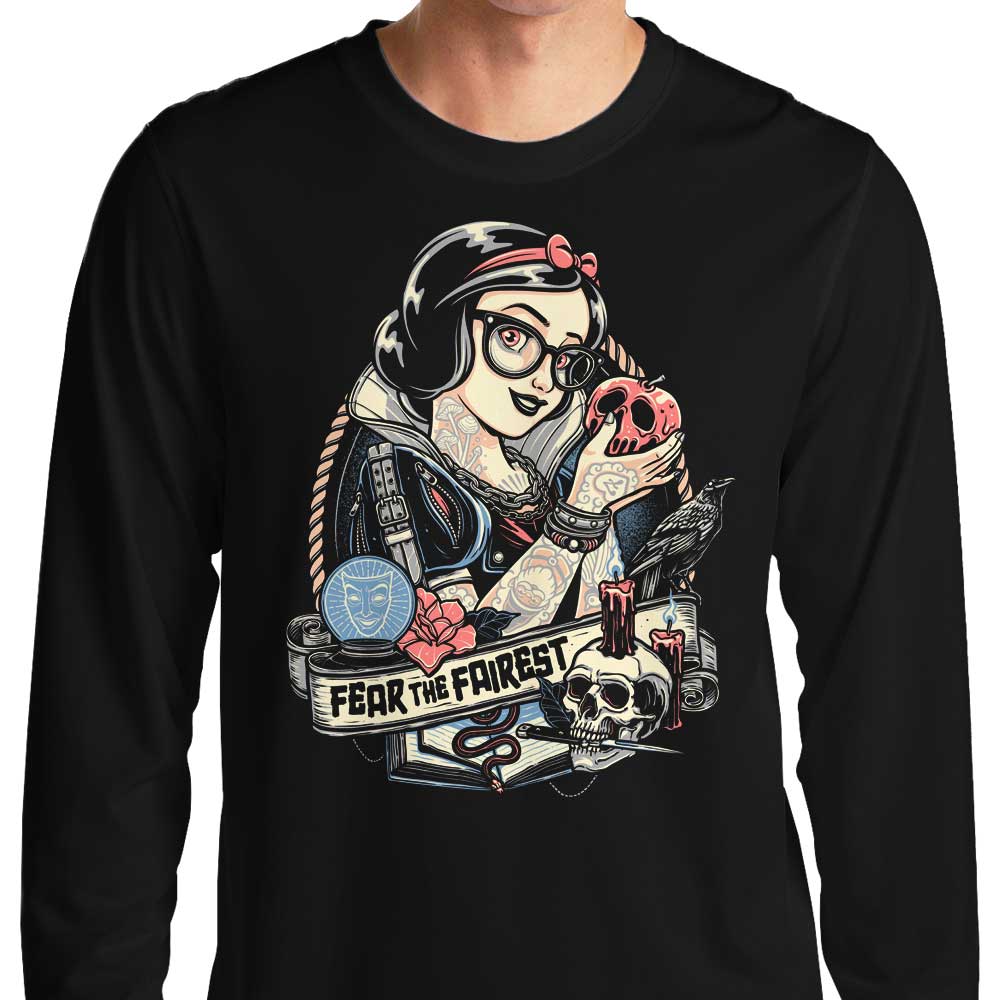 Momma Gorilla's 'Fear the Fairest' Long Sleeve Crewneck T - Shirt for All Sizes